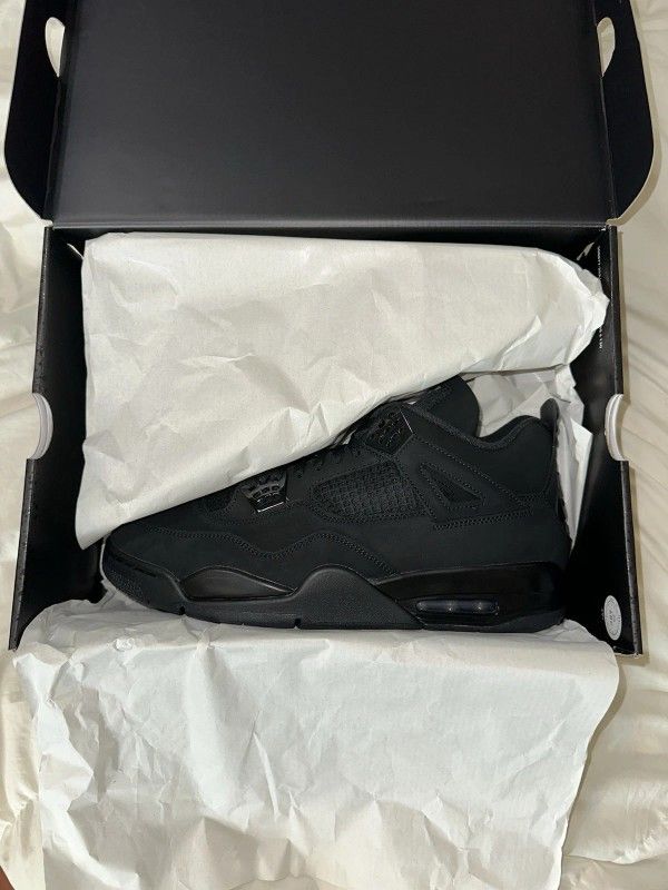 Jordan 4 Black Cat 2025 Size 9,9.5,10,10.5,11,12
