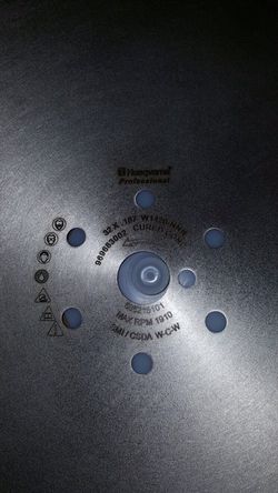 Diamond wall saw blade 32" for hard Concrete