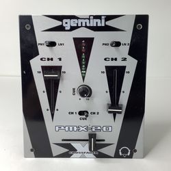 Gemini PMX-20 Pro Stereo Preamp Mixer Crossfaders 