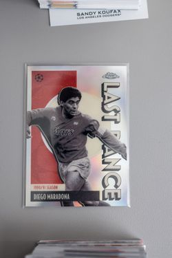 Topps Chrome Diego Maradona Last Dance Trading Card