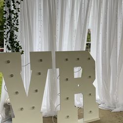 Flat 4 Feet Marquee Letters 