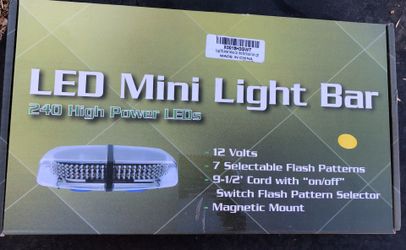 Emergency strobe light Amber/White