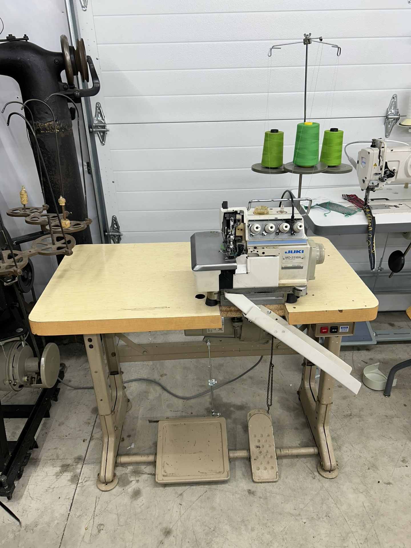 Juki Industrial Serger 3-thread  On Smaller Table