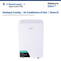 Hisense Portable Air Conditioner,  Hisense, Portable Air Conditioner, Portable AC, Brand New,