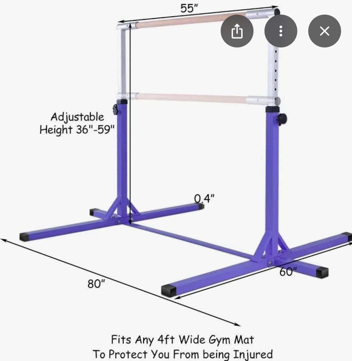 Portable Gymnastic Bars
