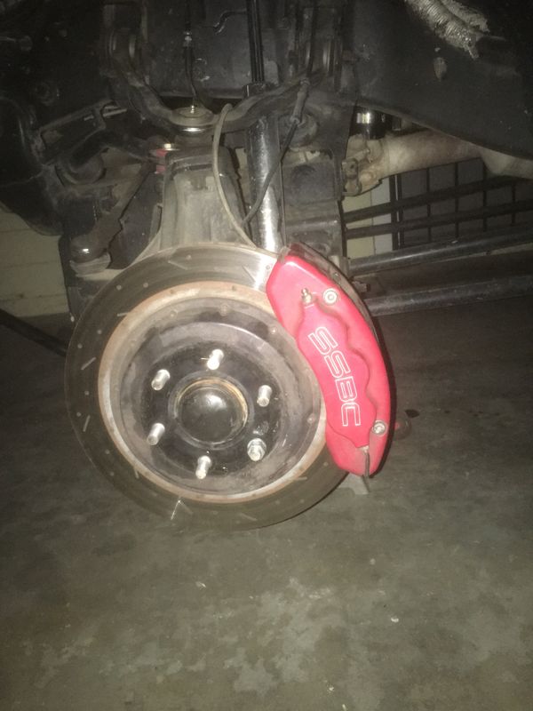 Silverado 9906 Chevy real big brake kit 6 piston billet calipers for