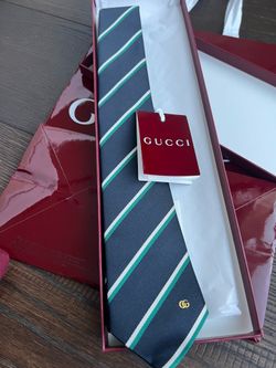 Gucci tie blue