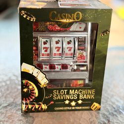 Slot Machine Savings Bank – Fun Coin Bank / Game Style