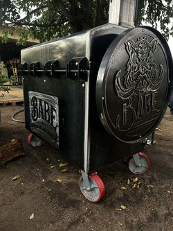 Smoker/ Santa Maria Hybrid - Ask About DISCOUNT on last one available - Grill - BBQ - Barbecue - Smoker - Live Fire