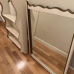 Heavy Solid Wood Frame Mirror 