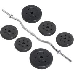 Curl Bar With Plates  - 610638