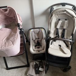 Nuna SWIV Ultimate Travel System – PIPA urbn (Baseless) & LYTL Bassinet