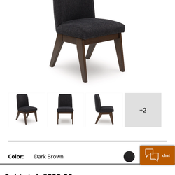 2 Ashley Signature  Living Room Accent or Dining Chairs