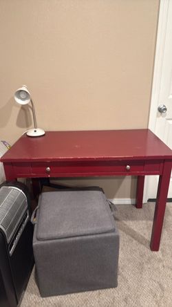 Red Desk with drawer