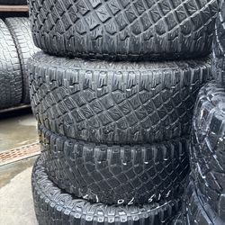 SET OF FOUR LT31570r17 GOODYEAR MT TIRES