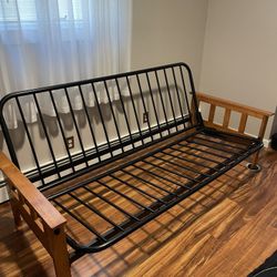 Wood/metal Full Size Futon