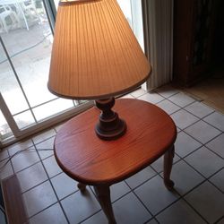 End Table  and Lamp