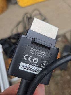 Xbox360 cord av cable
