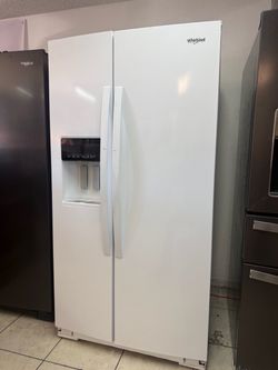 Whirlpool white refrigerator