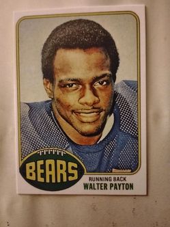 1978 Topps Walter Payton Rookie Card Card No. 148 Original