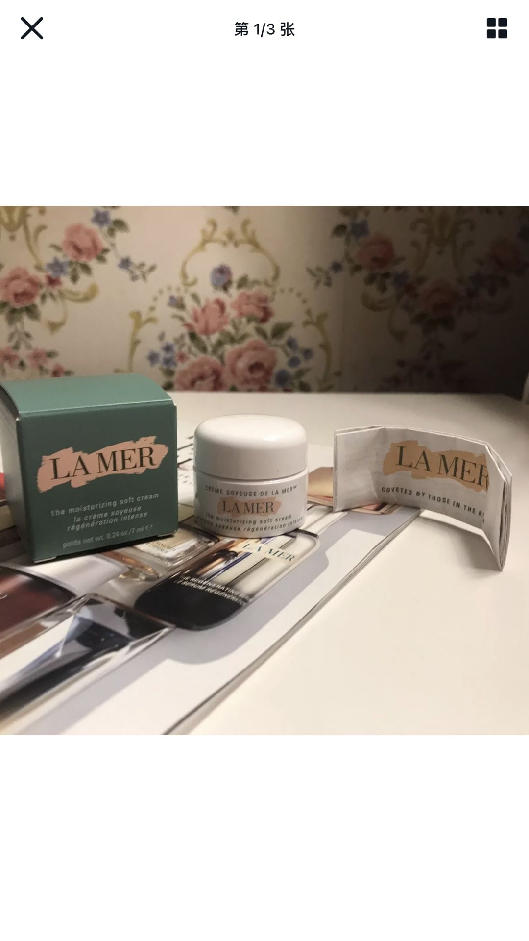 LA MER The Moisturizing soft Cream Travel Sized 0.24 oz / 7 mL New In Box