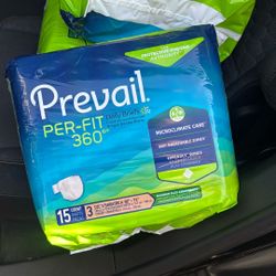 Prevail Adult Diapers Briefs Size 3 (XL) 