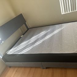 Queen Bed Frame & Box Spring