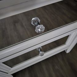 Mirrored Drawer Nightstand 