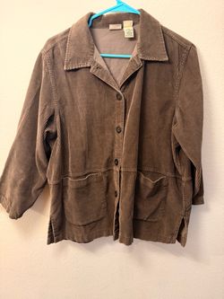LL Bean Corduroy Button-Up Shirt