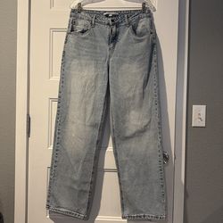 Wide leg jeans