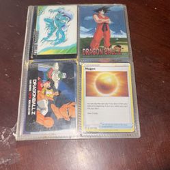 Pokémon And Dragon Ball Z Cards 