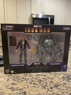 MCU Marvel Legends Obadiah Stane And Iron Monger Set The Infinity Saga Avengers