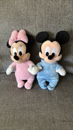 2pcs. Baby  Minnie &  Mickey Stuffed Animals