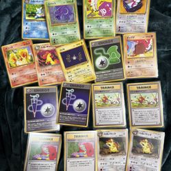 Pokemon Mixed Vintage Japanese Cards