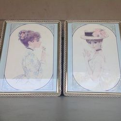 Early 20th Century Woman Drawing