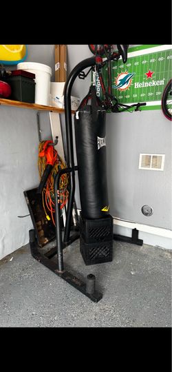 Punching bag with stand