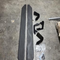 2022 To 2025 Toyota Tundra 6 inch Pointy Black Running Boards Side Steps Estribos Escalones