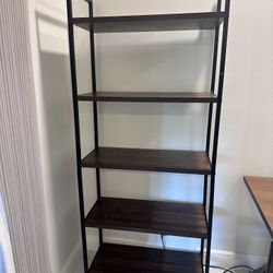 Two Threshold Ladder Bookshelves 