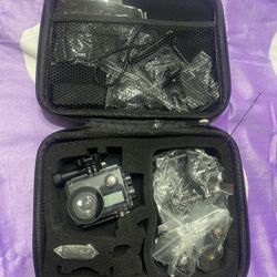 FITFORT 4K 16MP ULTRA HD WATERPROOF WIFI ACTION SPORTS CAMERA with KIT