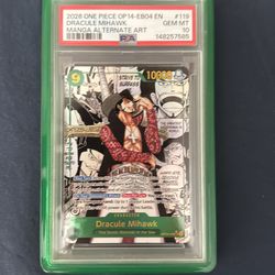 Psa 10 mihawk manga