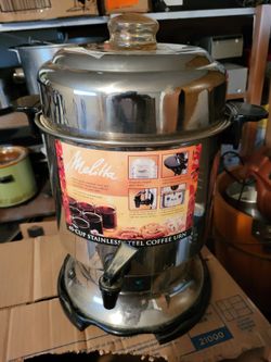 45 Cup Stainless Steel Coffee Maker 