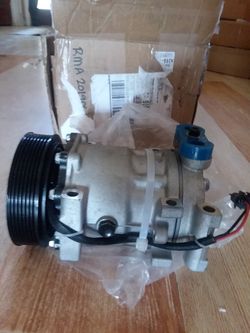 AC, compressor with clutch