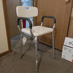 Shower Chair And Toilet Riser