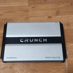 Crunch PD 1500.1 Amp Amplifier 