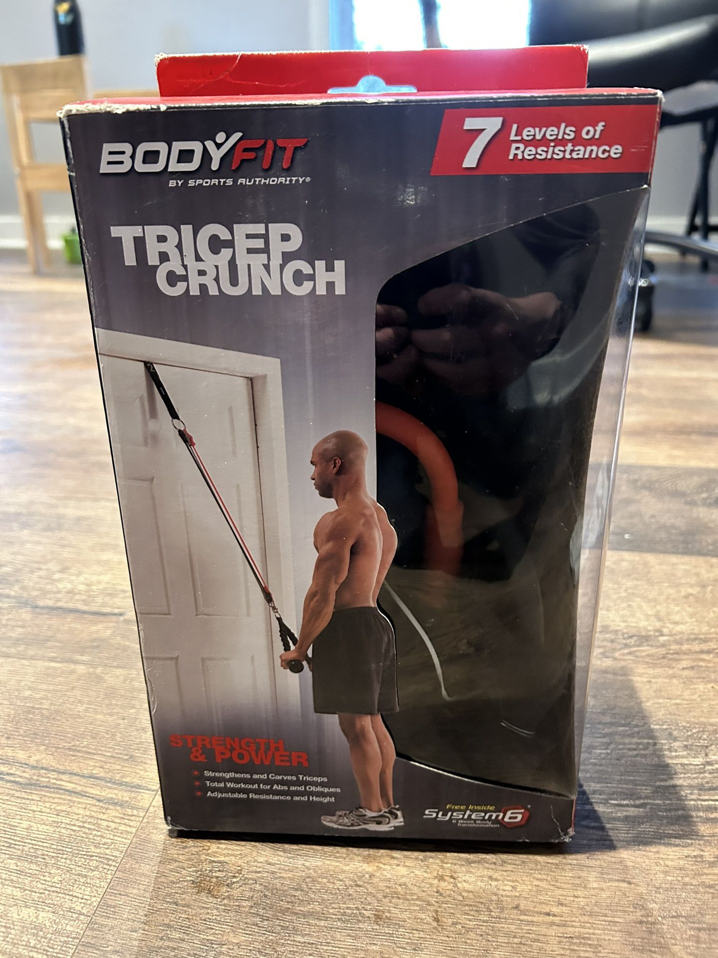 BodyFit by Sports Authority Tricep Crunch 7 Levels of Resistance