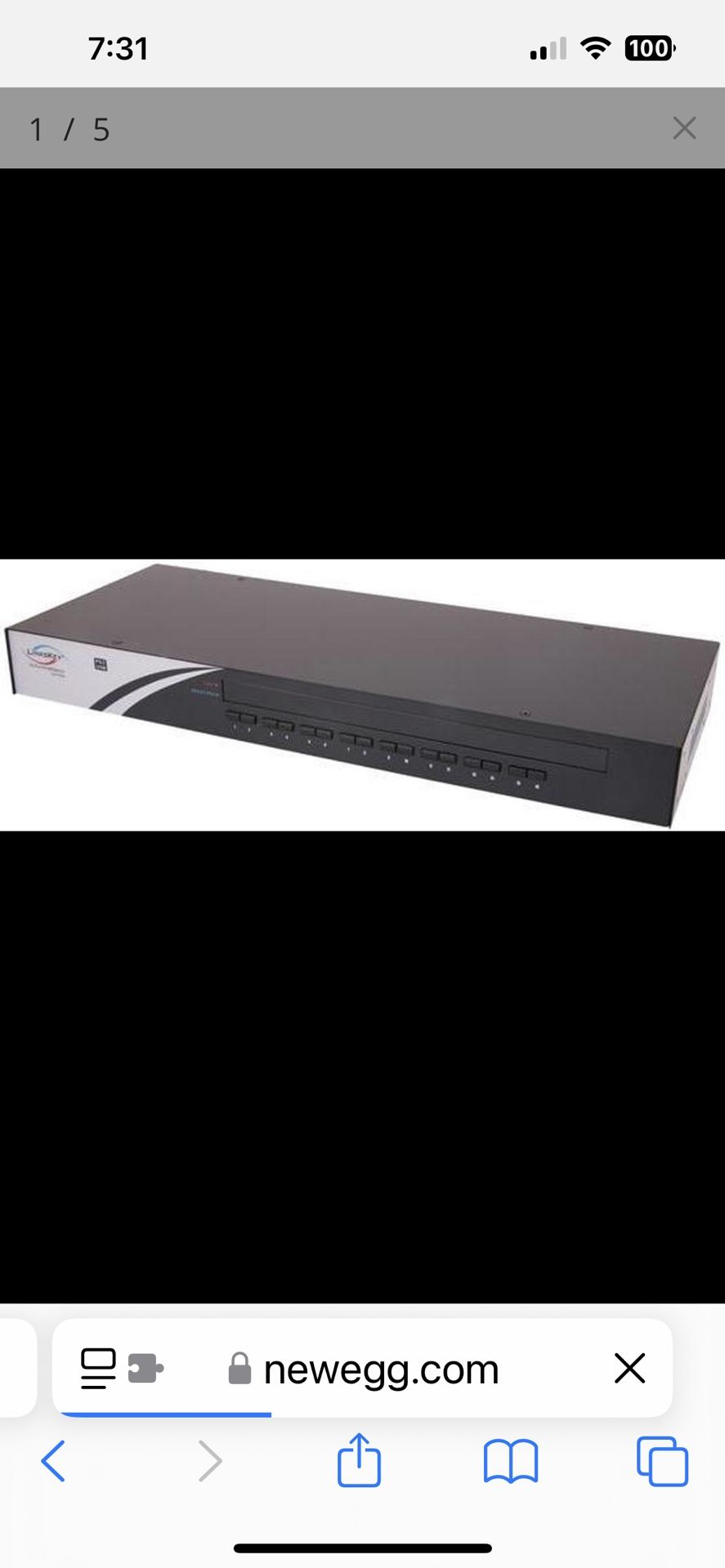 New Linkskey KVM 16 Port USB