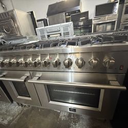 48” Forno Gas Range Stainless Steel 