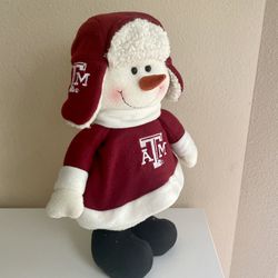 Hanna’s Handiworks Texas A&M Chilly Snowman Stander (Only Doll) 17’’