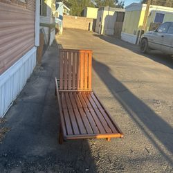 Wooden Outdoor Lounger Chairs
