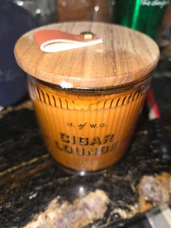 M. of W.G. Cigar Lounge Scented Candle new